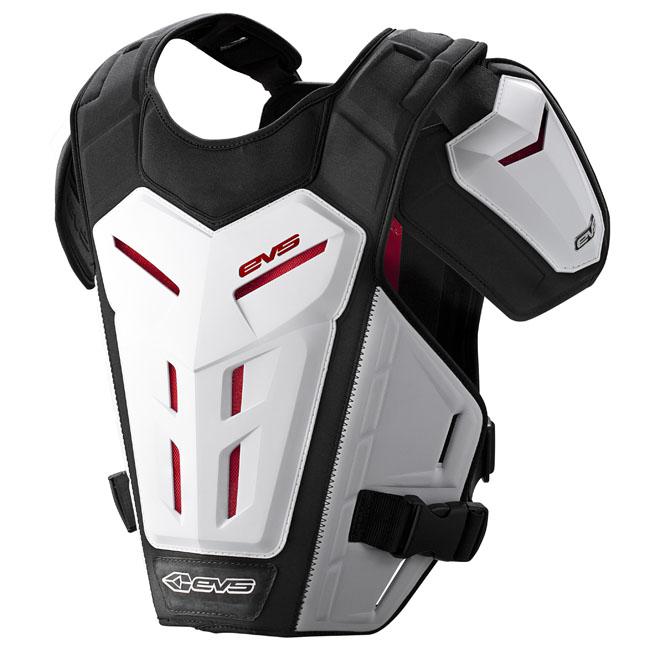 EVS Rv5 Roost Body Armour White Youth