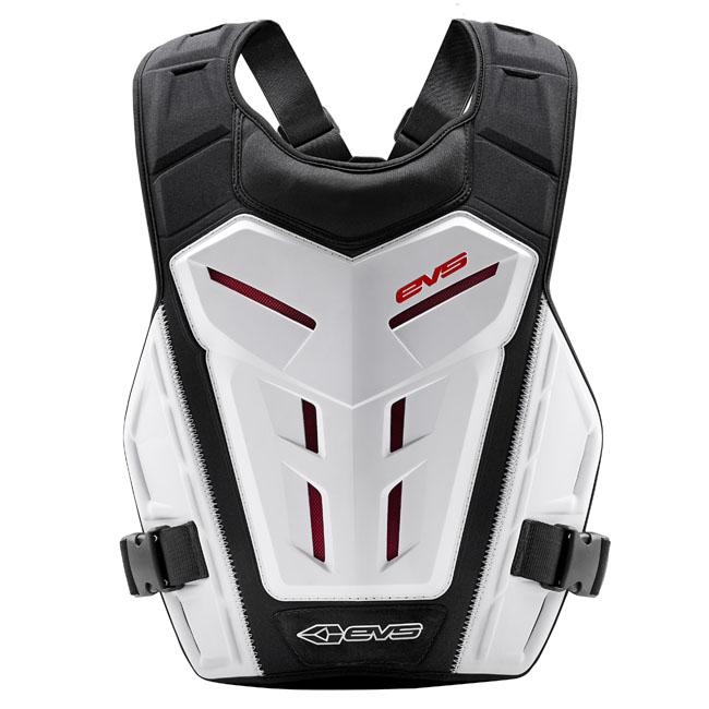 EVS Rv4 Roost Body Armour White Youth