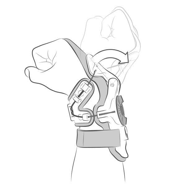 Mobius X8 Wrist Brace Grey