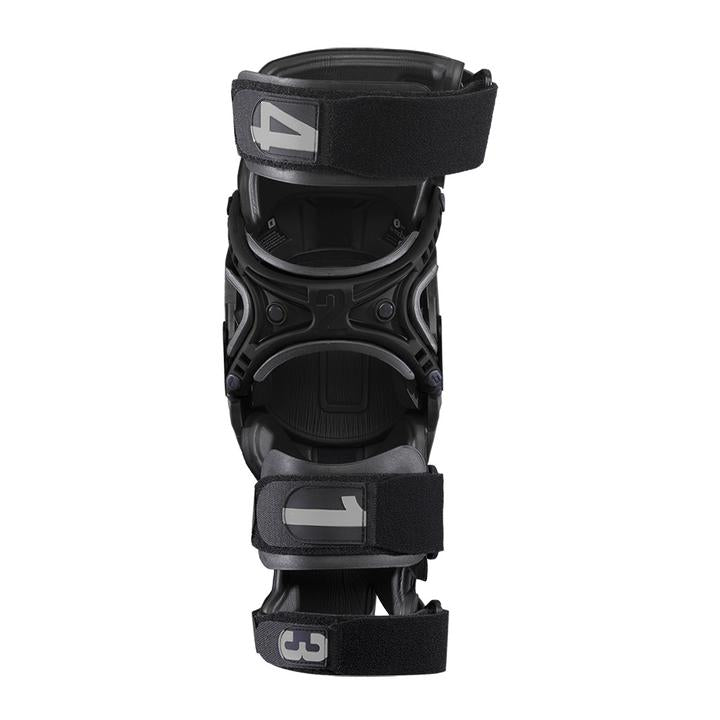 Mobius X8 Knee Braces Storm Grey Black