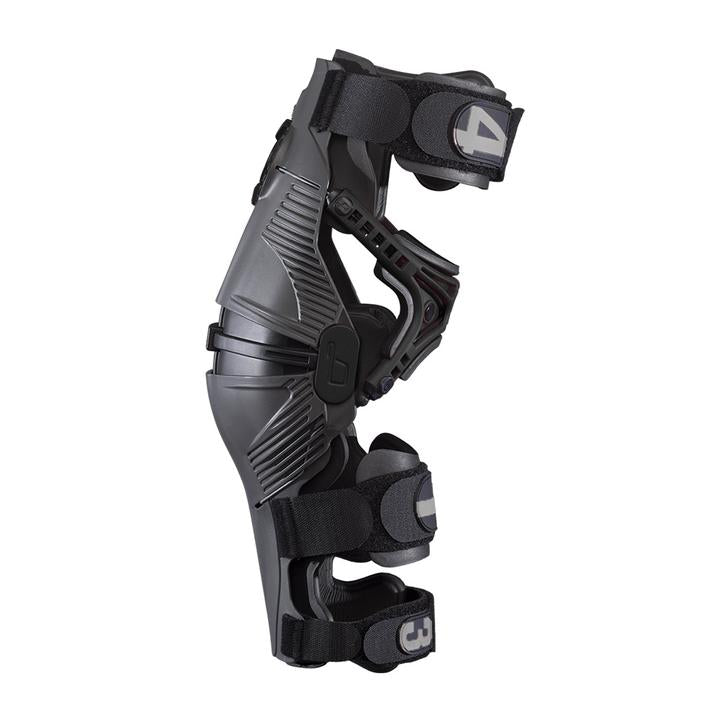 Mobius X8 Knee Braces Storm Grey Black