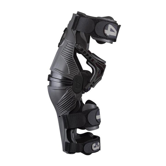 Mobius X8 Knee Braces Storm Grey Black