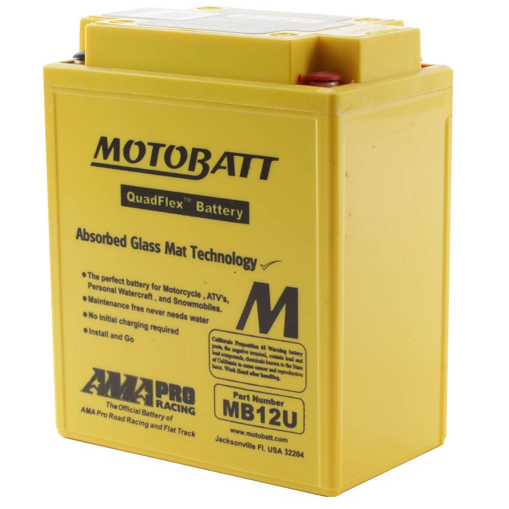 Motobatt Motorcycle Battery Mb12U