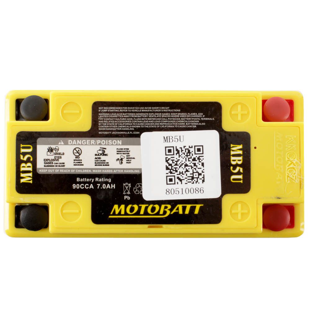 Motobatt Motorcycle Battery Mb5U
