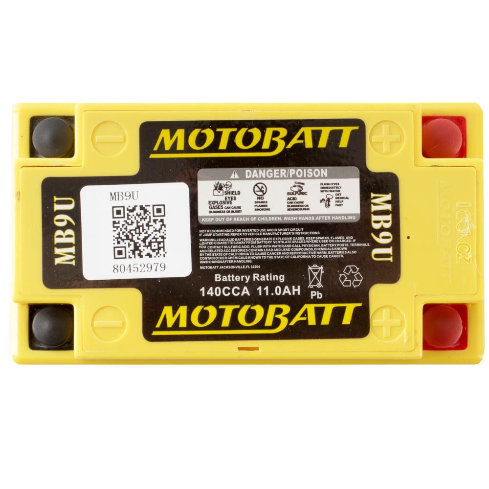 Motobatt Motorcycle Battery Mb9U