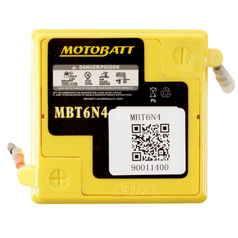 Motobatt Motorcycle Battery Mbt6N4