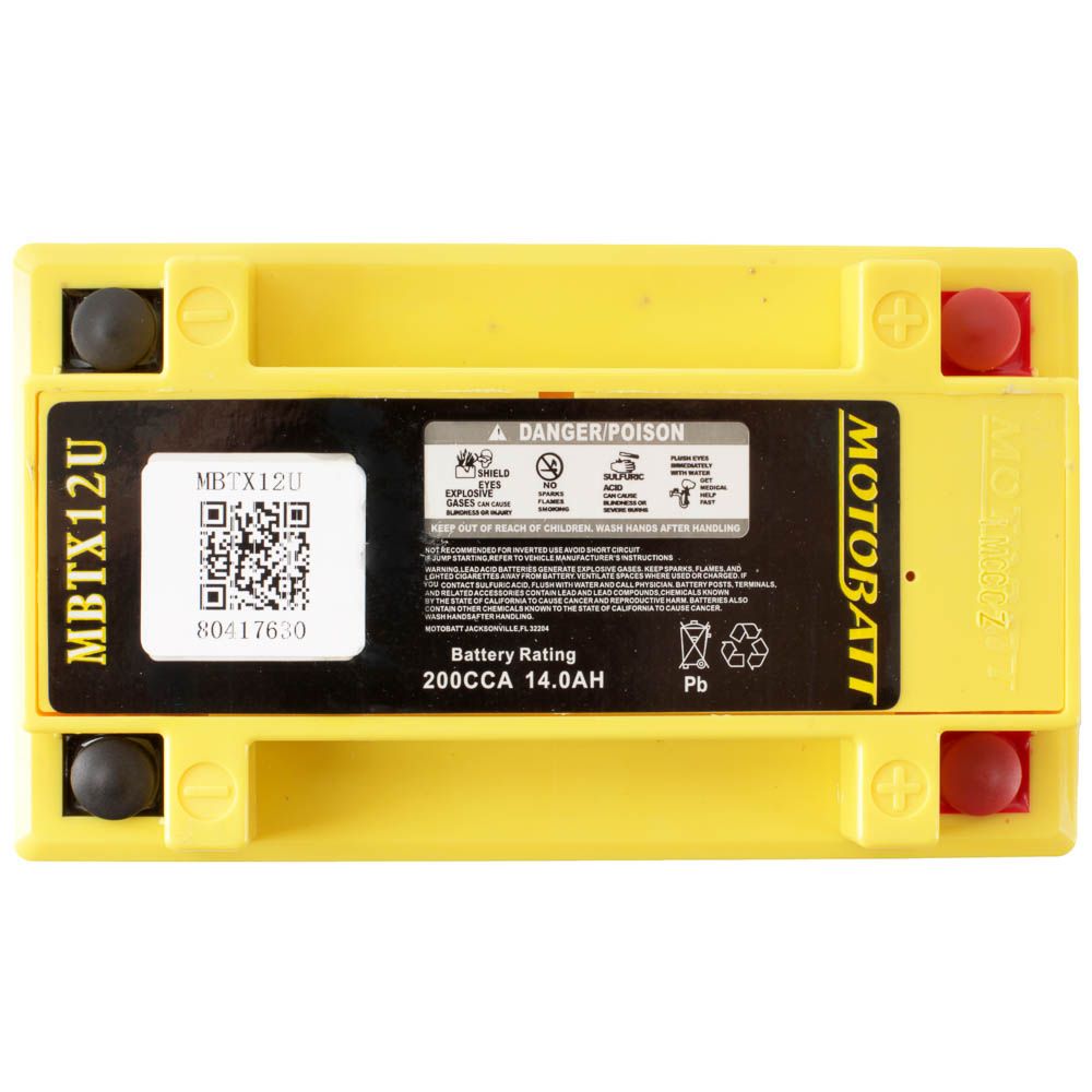 Motobatt Motorcycle Battery Mbtx12U