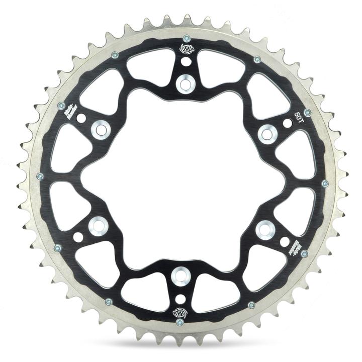 Moto-Master Fusion Series Dual	Ring Rear Sprocket (Black)