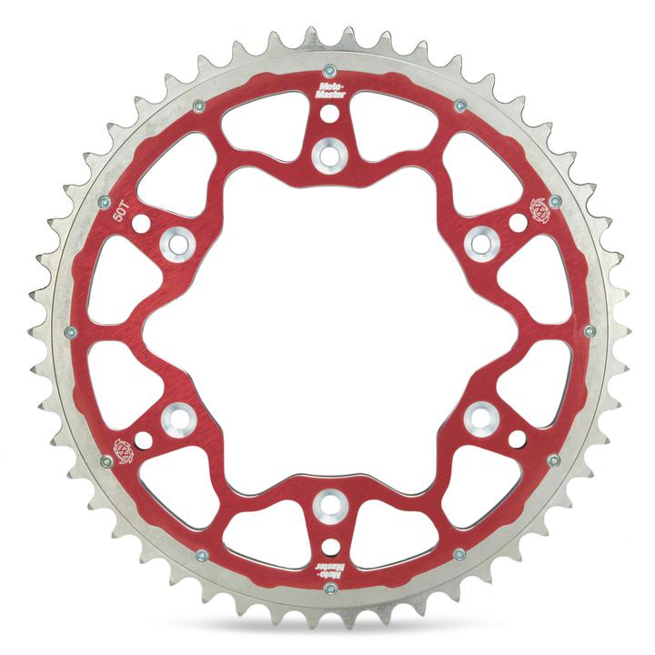 Moto-Master Fusion Series Dual Ring Rear Sprocket (Red) Fits Beta