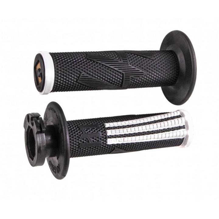 ODI MX V2 Emig Pro Lockon Grip Black White