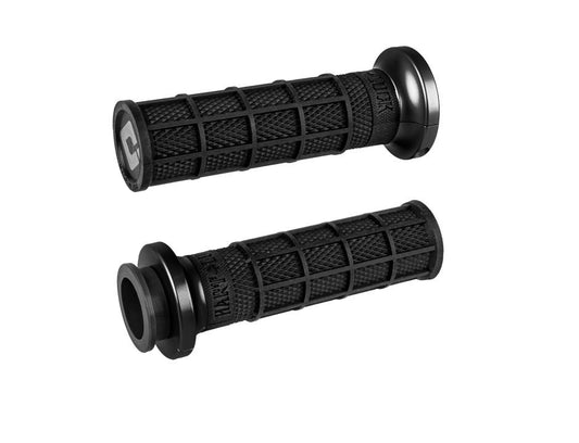 ODI V-Twin Full Waffle Lock On Grip Hart Luck Black Indian 18+