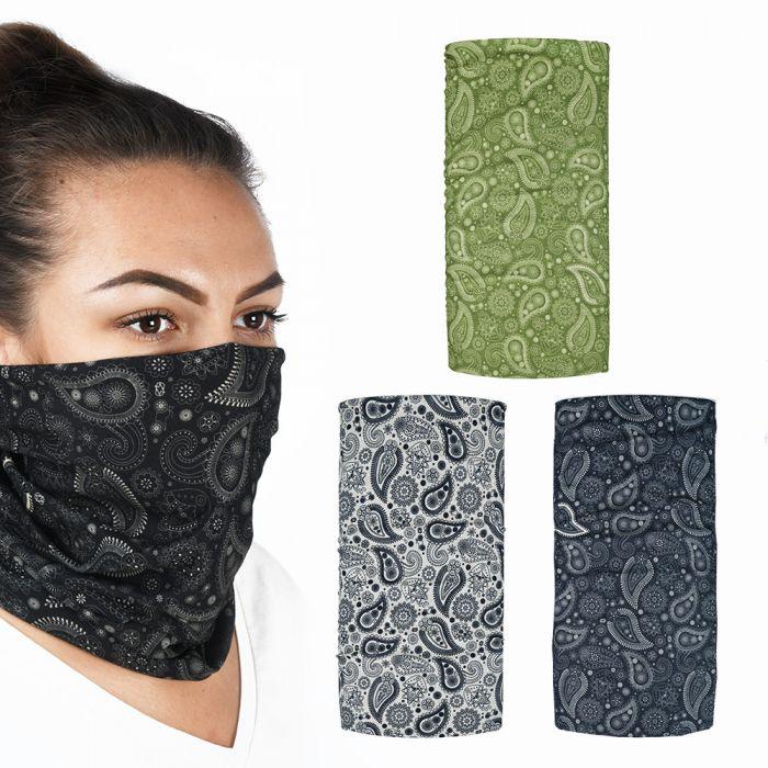 Oxford Comfy 3Pk Face Mask Black