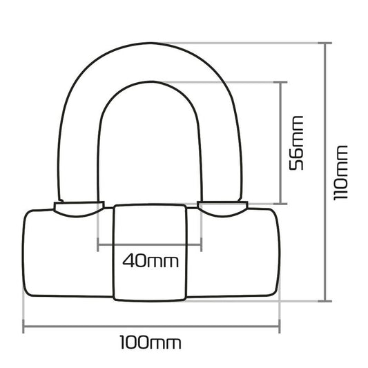 Oxford Hd Max Disc Lock 14Mm