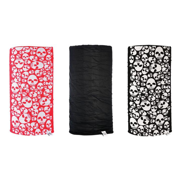 Oxford Comfy 3Pk Face Mask Skulls