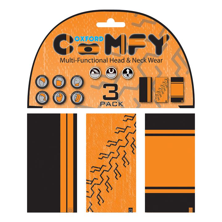 Oxford Comfy 3Pk Face Mask Hd Colour