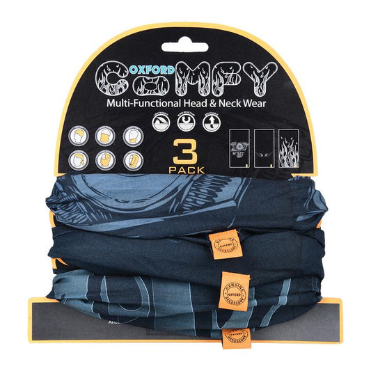 Oxford Comfy 3Pk Face Mask Hd Graphic