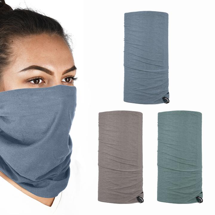 Oxford Comfy 3Pk Face Mask Grey/Taupe/Kh