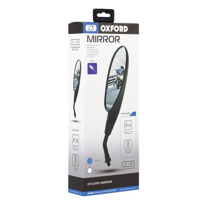 Oxford Mirror Oval Left 10Mm
