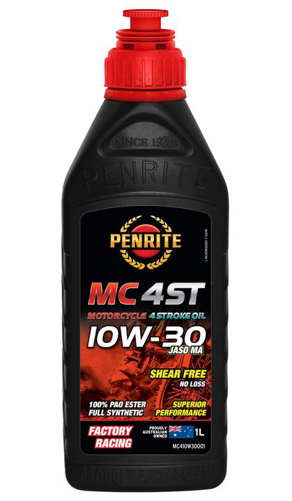 Penrite Mc-4St 10W-30 100 Percent Pao Ester Full Synthetic Engine Oil 1L