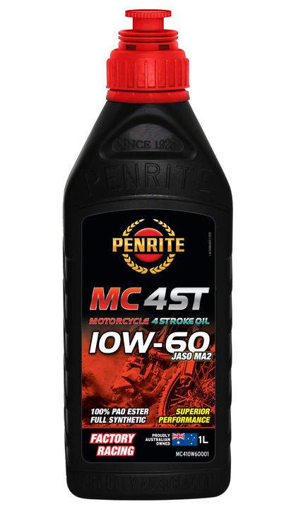 Penrite Mc-4St 10W-60 100 Percent Pao Ester Full Synthetic Engine Oil 1L