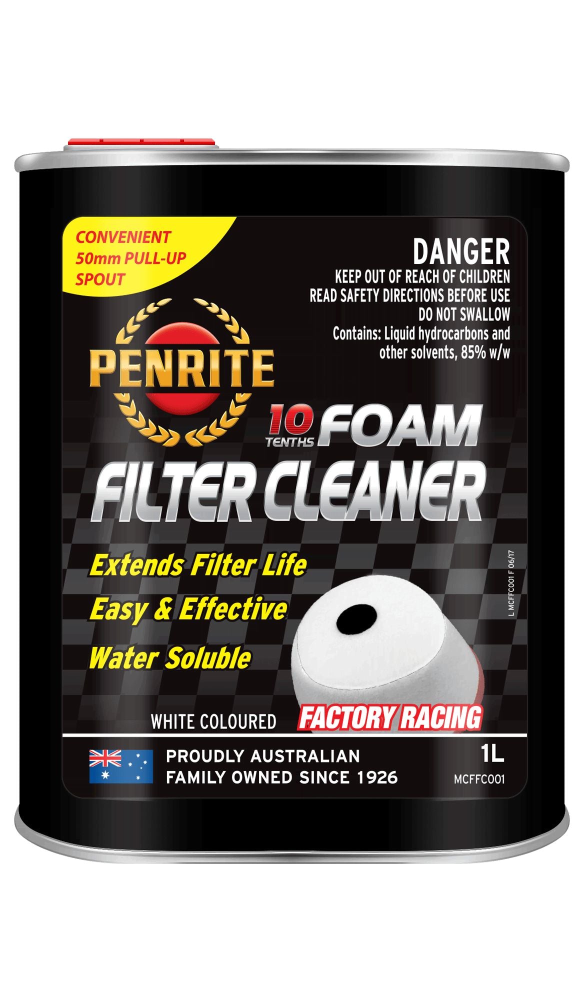 Penrite 10 Tenths Foam Filter Cleaner 1L