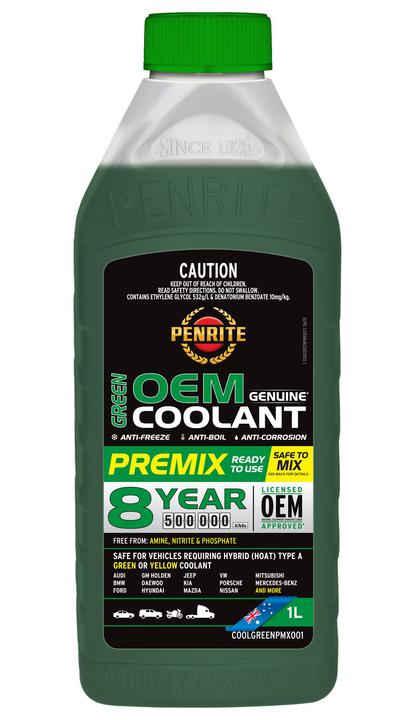 Penrite Green Coolant Premix