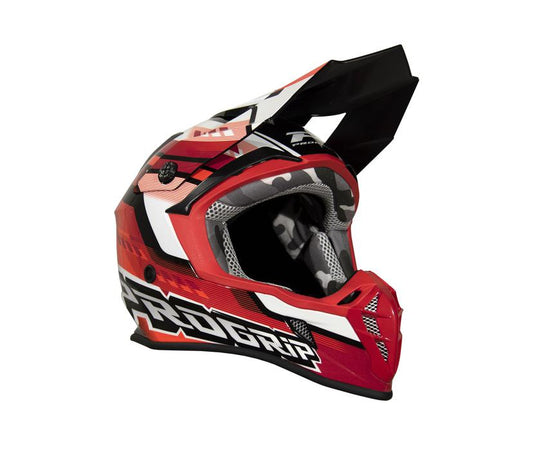 Progrip 3180 Helmet Red White