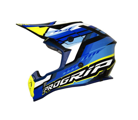 Progrip 3180 Blue Yellow Helmet