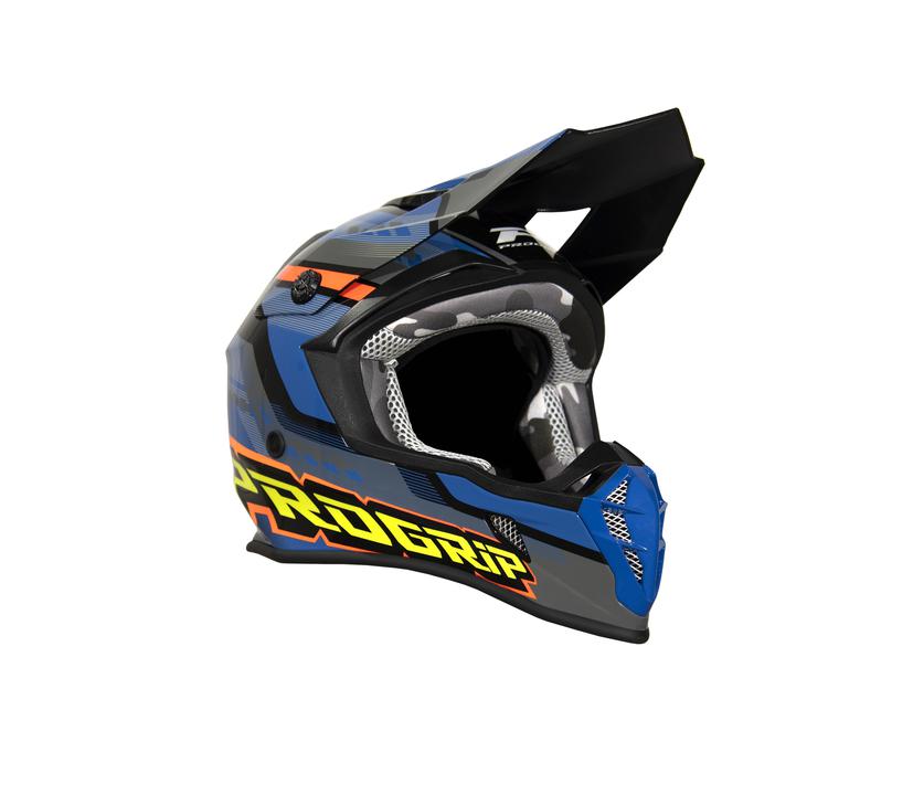 Progrip 3180 Blue Petrol Helmet
