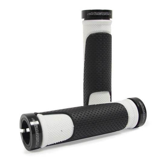 Progrip Lock On Pwc Jetski / Atv White/Black Dual Density A997 Grips