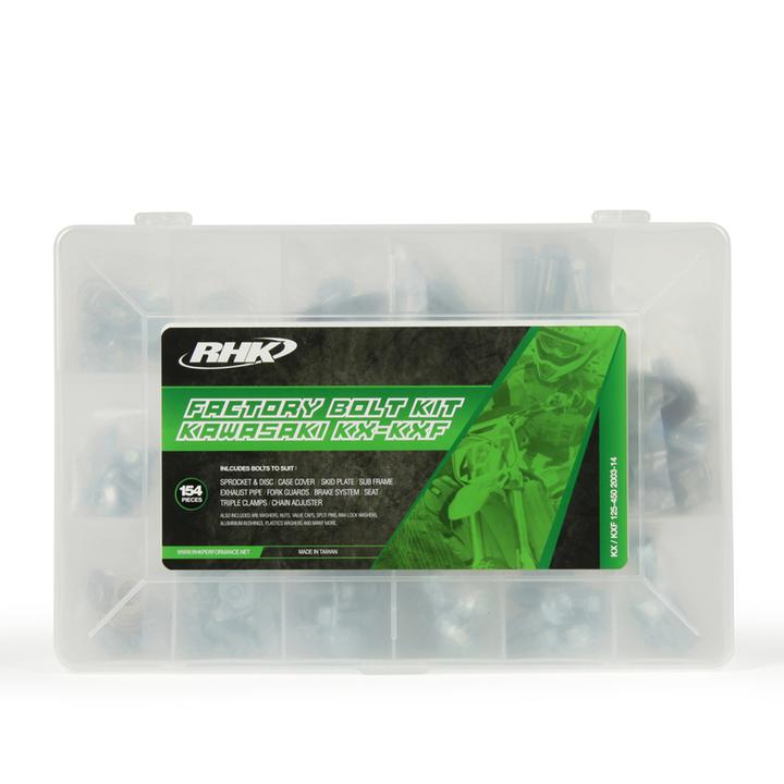 RHK Kawasaki - KX-KXF Factory Bolt Kits - 154 Pieces