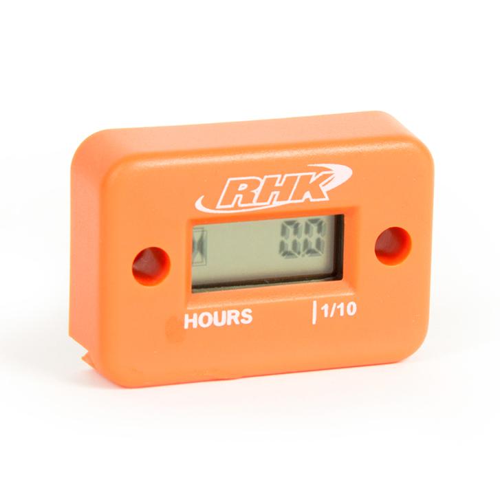 RHK Orange Hour Meter - Includes Free Mounting Bracket