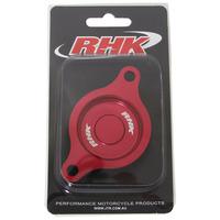 RHK Oil Filter Cover Honda CRF250R 10-17 Red