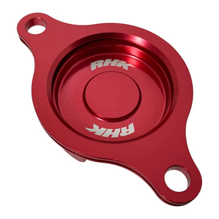 RHK Oil Filter Cover Honda CRF450R 09-16 Red