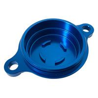 RHK Oil Filter Cover Yamaha YZ250/405F 14-22 Wr250/450F 16-22 Blue