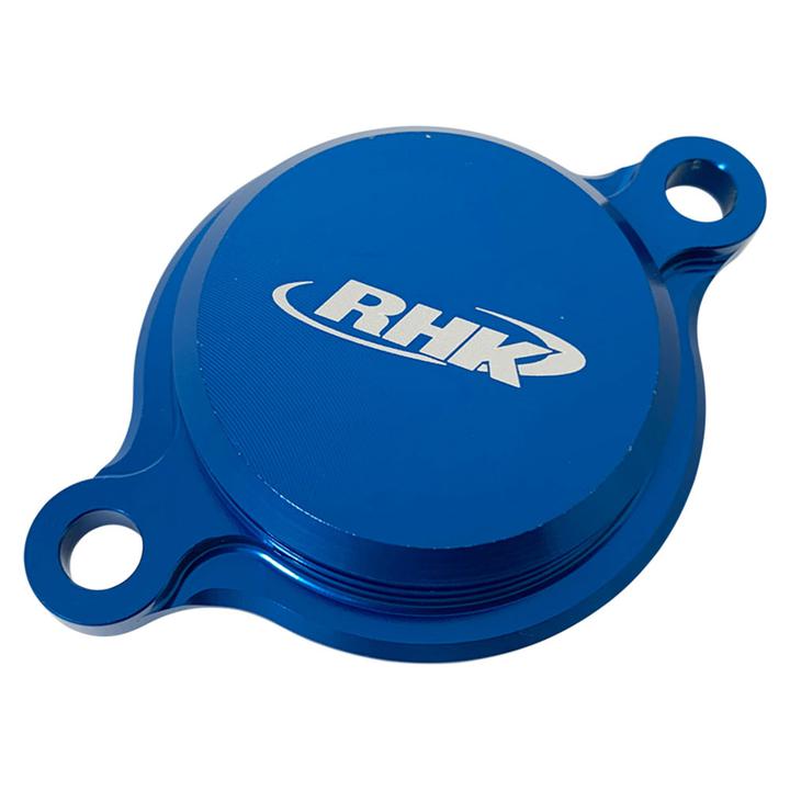 RHK Oil Filter Cover Yamaha YZ250/405F 14-22 Wr250/450F 16-22 Blue