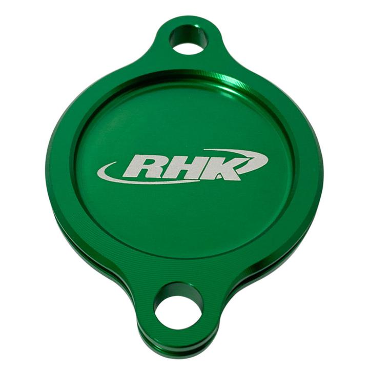 RHK Oil Filter Cover Kawasaki KX250F 05-22 Green