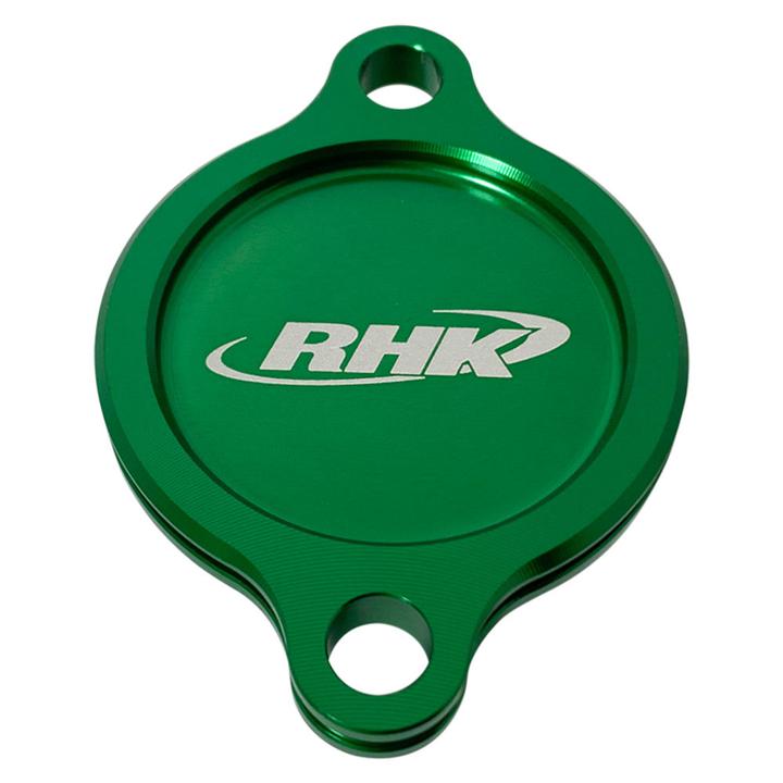RHK Oil Filter Cover Kawasaki KX450F 16-22 Green