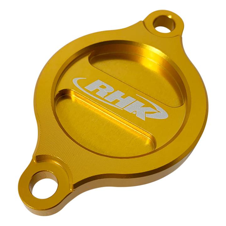 RHK Oil Filter Cover Suzuki RMZ250/450 07-22 Gold