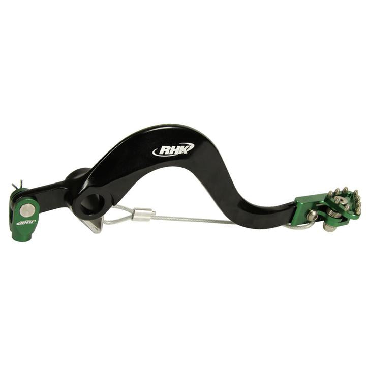 RHK Forged Alloy Brake Pedals Kawasaki KX 250F/450F 2021-2022 Green