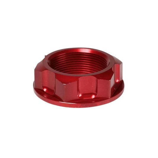 RHK Steering Head Nut Honda Red