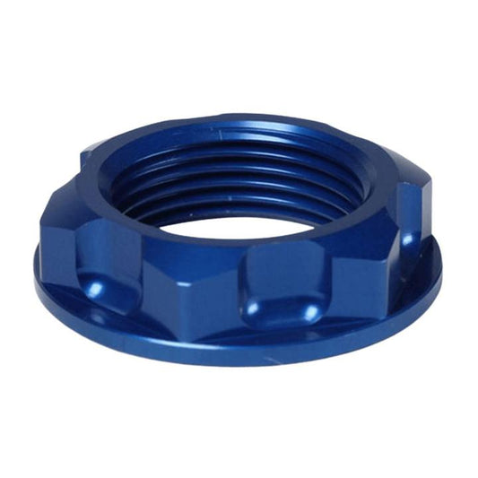 RHK Steering Head Nut Kawasaki KX 125/250 KX 250F KX450F Blue