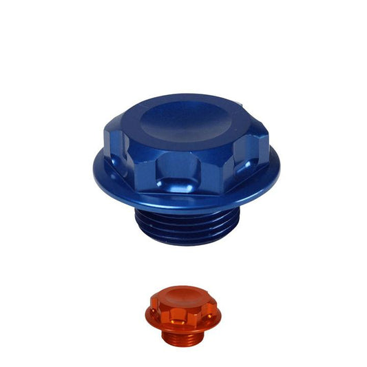 RHK Front Axel Nut KTM Husqvarna Gas Gas Blue