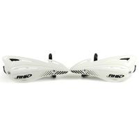 RHK White Xs Wrap Handguards - Includes Mounting Kit