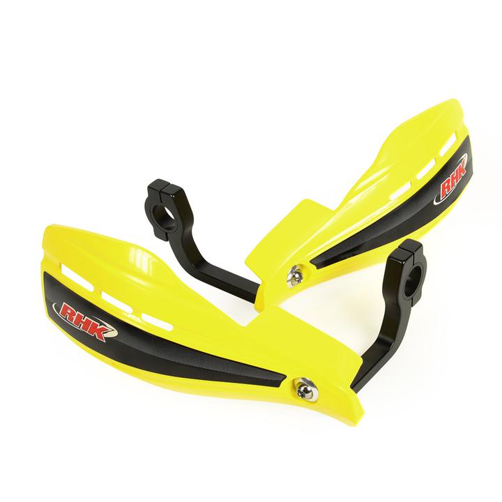 RHK Yellow Xs MX Handguards - Includes Mounting Kit