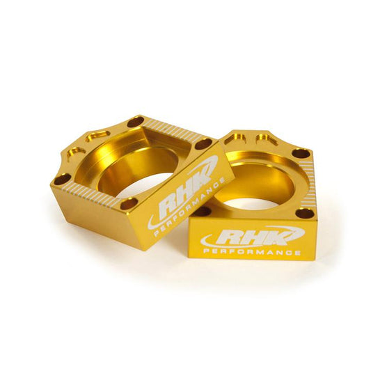 RHK Yamaha Gold Axle Blocks YZ 250 F 2009-2011