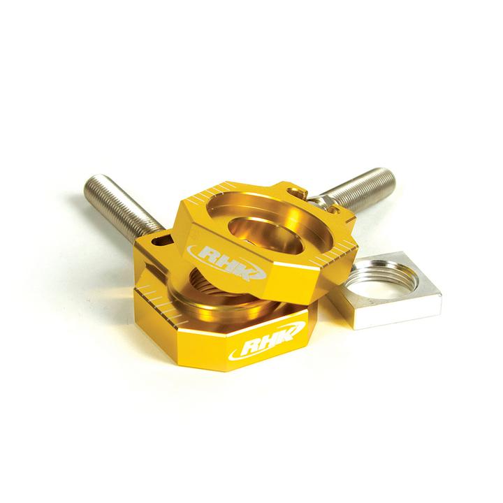 RHK Husaberg Gold Axle Blocks / Lollipop Style Fe 250 2013-2014