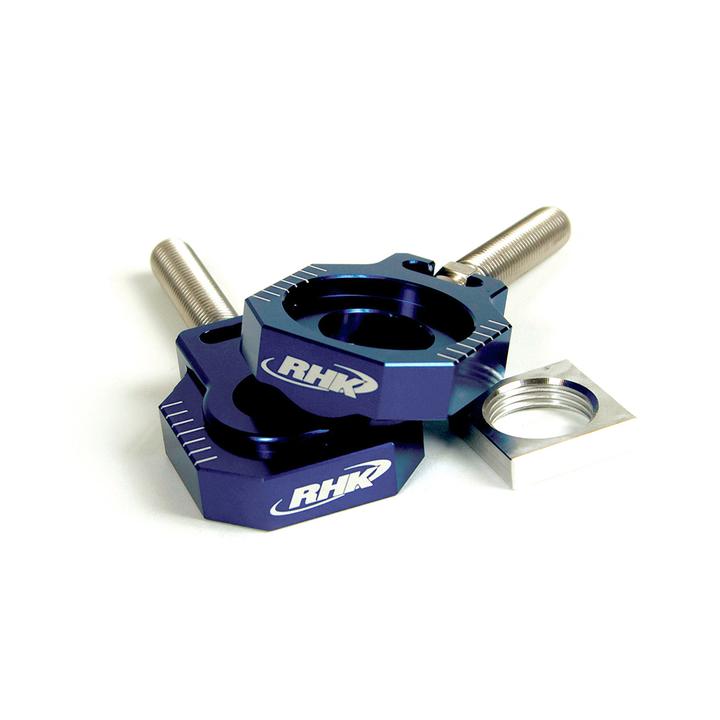 RHK Yamaha Blue Axle Blocks / Lollipop Style YZ 250 F 2012-On