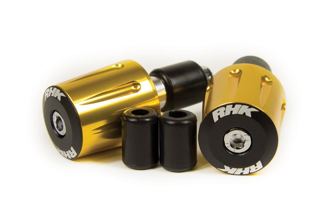 RHK Bar End Caps Road Heavy Duty Gold