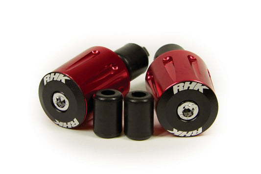 RHK Bar End Caps Road Heavy Duty Red